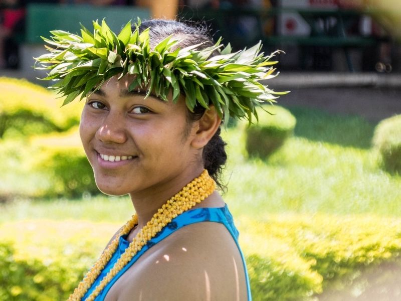 Fiji's Polynesian culture is prevalent in everyday life. 