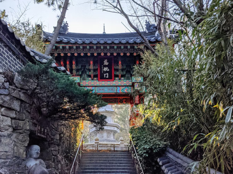 A Korean temple