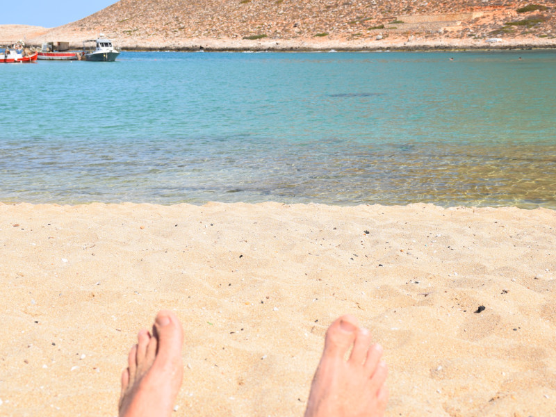 Relaxing in Greece