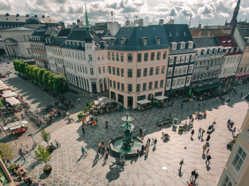 A square in Denmark