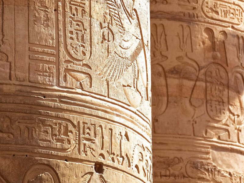 Temple columns in Luxor